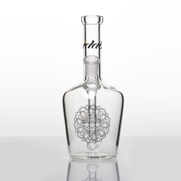iDab Glass Clear Medium Bottle Rig (14mm Female Joint)