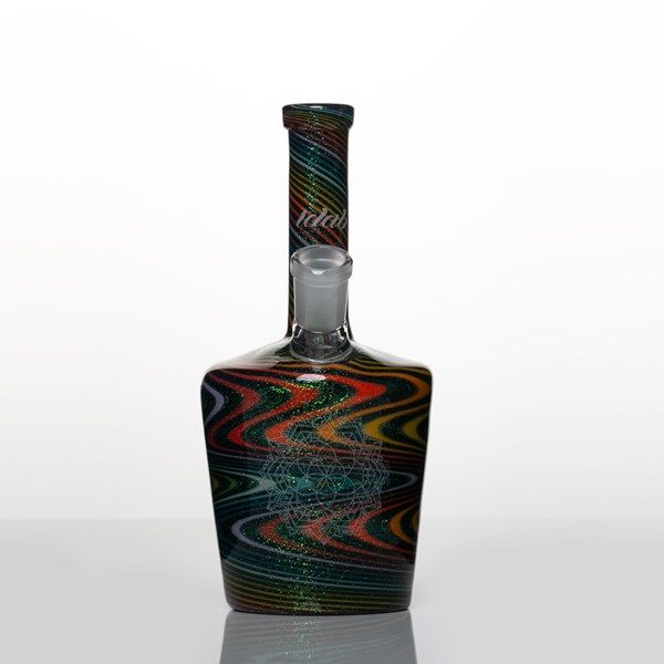 iDab Glass Dichro Medium Bottle Rig (14mm Female Joint) - Four Colour