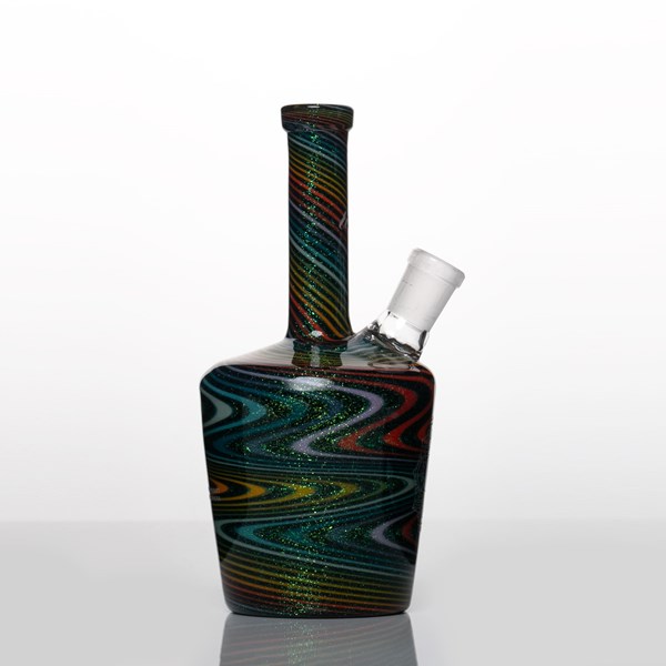 iDab Glass Dichro Medium Bottle Rig (14mm Female Joint) - Four Colour
