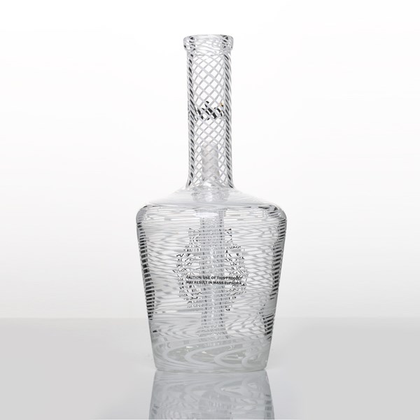 iDab Glass Large Rig (14mm Female) - White Chello