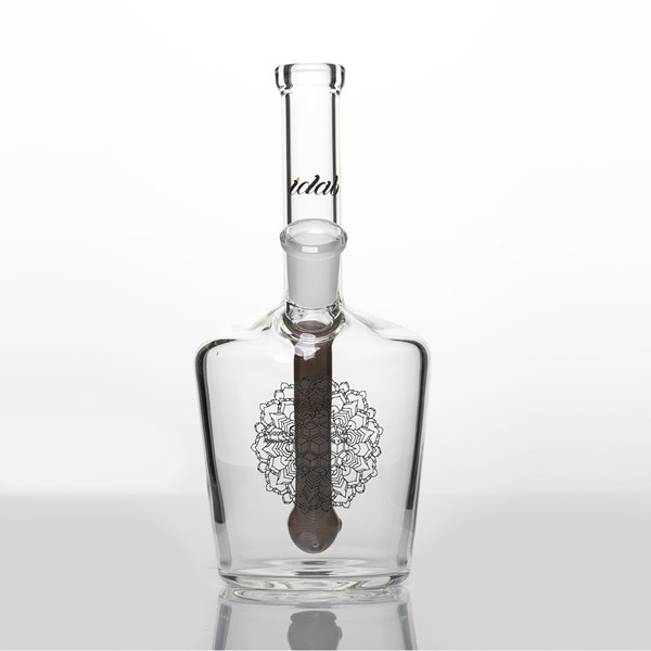 iDab Glass Medium Worked Stem Bottle Rig (14mm Female Joint) - Lakers