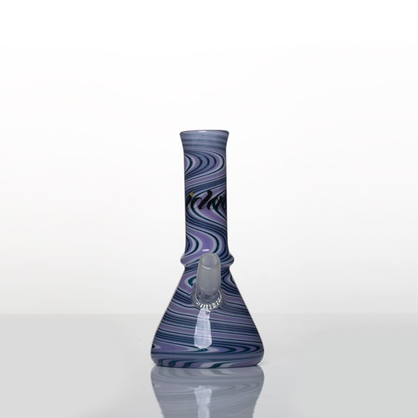 iDab Glass Medium Worked Tube Rig (14mm Male Joint) - Air Water