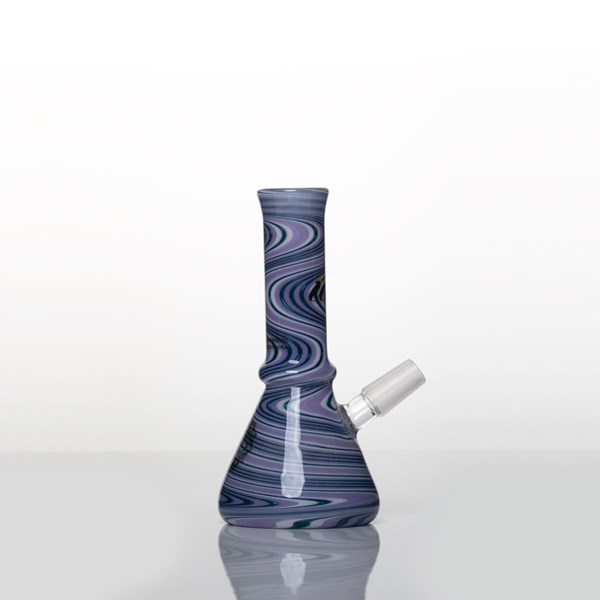iDab Glass Medium Worked Tube Rig (14mm Male Joint) - Air Water