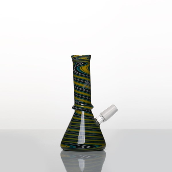 iDab Glass Medium Worked Tube Rig (14mm Male Joint) - Kill Bill