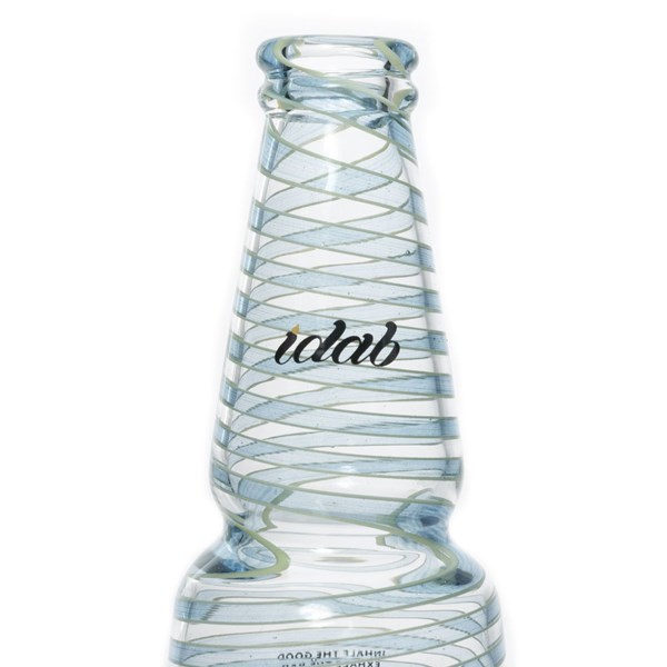 iDab Glass Worked Peak Glass - Blue Striped