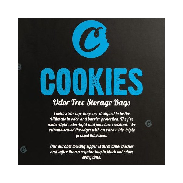 Cookies Smell Proof Bags Black