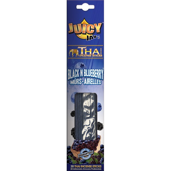 Juicy Jay's  Thai Incense Sticks - Black N'Blueberry