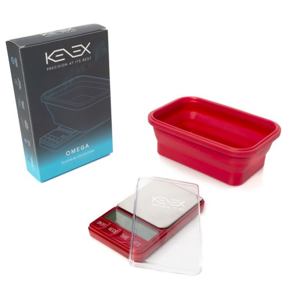 Kenex Digital Scales Platinum Collection - Omega - Red
