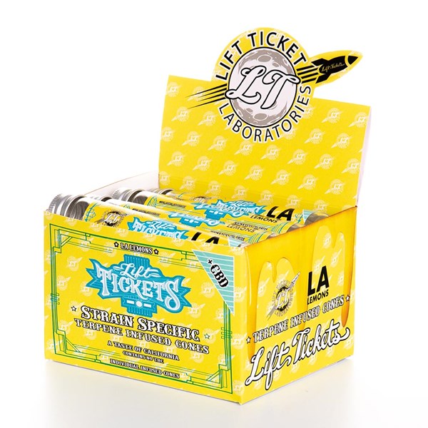 Lift Tickets CBD & Terpene Infused Paper Cone - LA Lemons