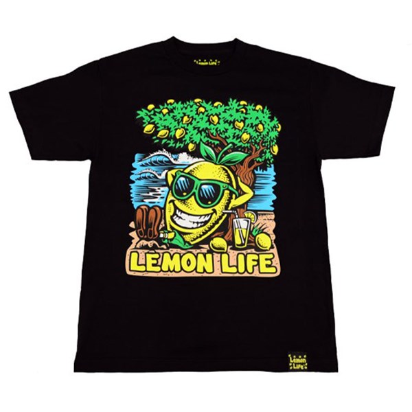 Lemon Life SC (Lemon Tree) Apparel T-shirt - Lemon Life Beach, Black