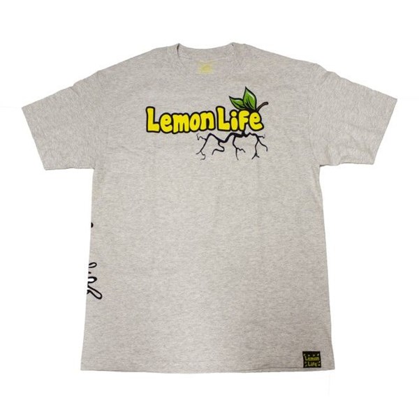 Lemon Life SC Clothing T-shirt - Lemon Life Leaf, Ash Grey