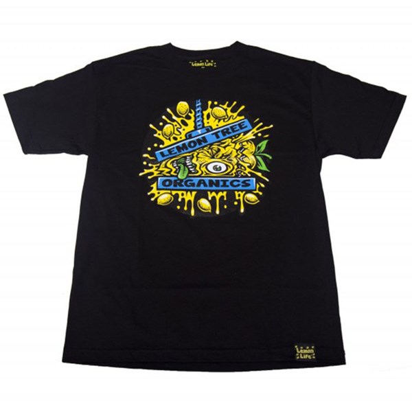 Lemon Life SC Clothing T-shirt - Lemon Tree Organics Press, Black
