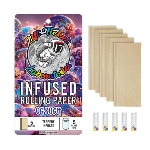 Lift Tickets Infused Rolling Papers - OG Kush