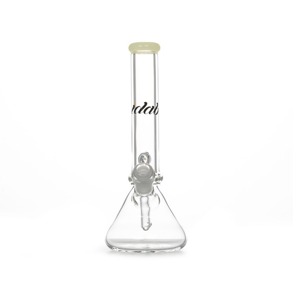 iDab Glass Female Bong - Bullet Tube with Removable Downstem - Cream