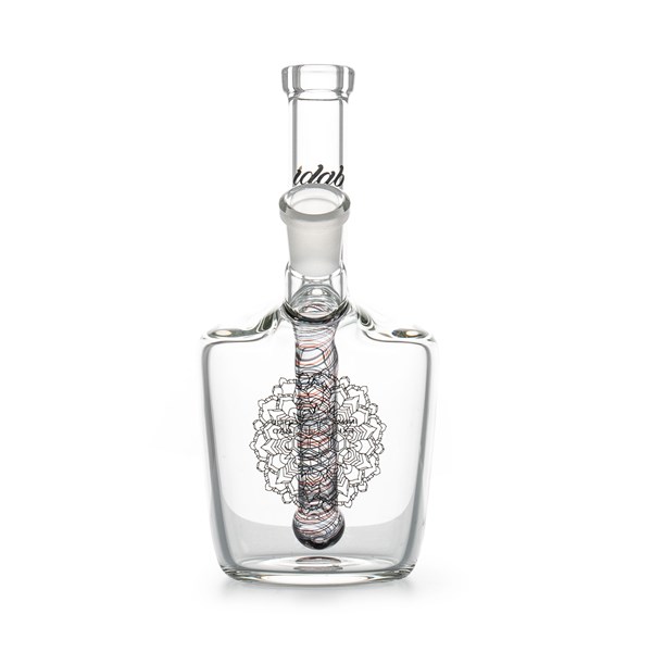 iDab Glass Henny Bottle Dabbing Rig - Medium 3 Stripes