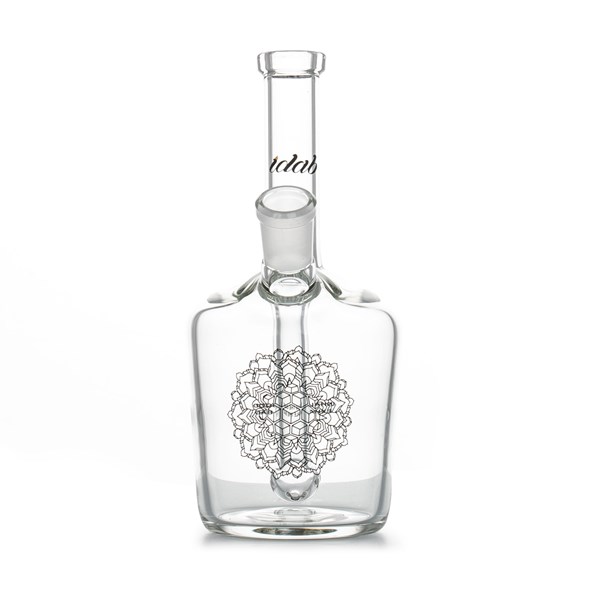 iDab Glass Henny Bottle Dabbing Rig - Medium Clear