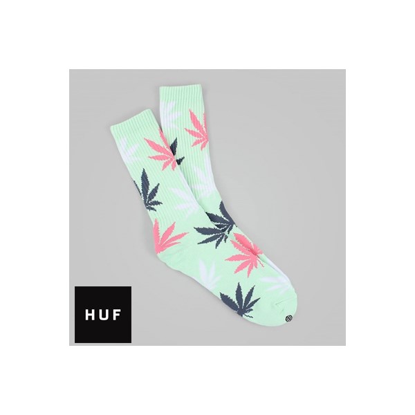 HUF Plantlife Crew Socks Mint