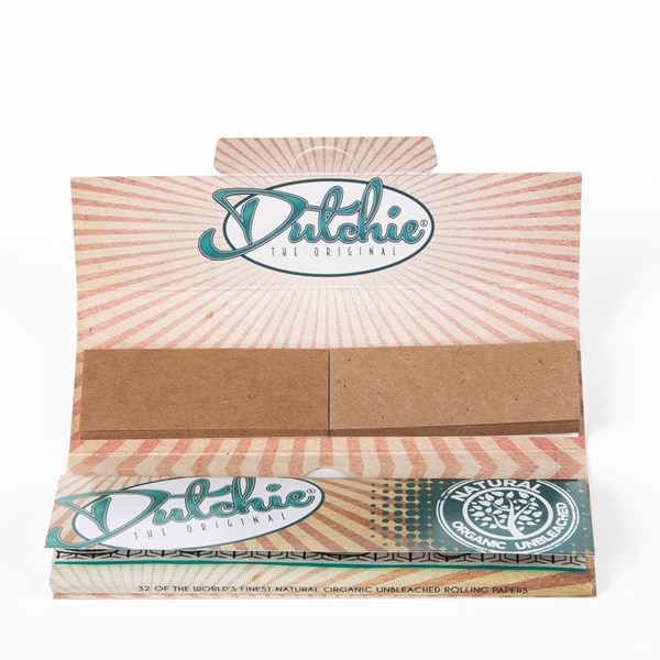 Dutchie Papers Natural Unbleached Rolling Papers King Size Slim with Filter Tips