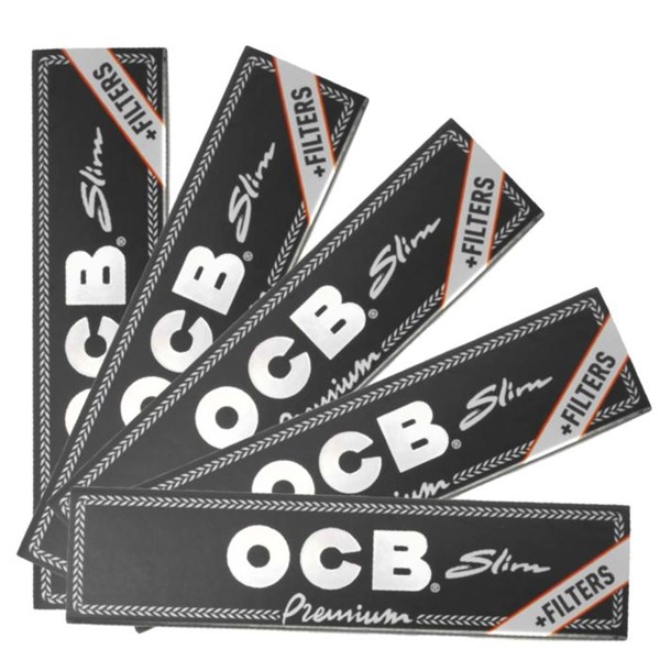 OCB Premium Range Connoisseur Rolling Papers & Tips - Kingsize Slim