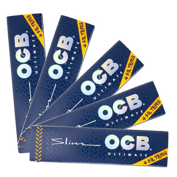 OCB Ultimate Range Connoisseur Rolling Papers & Tips - Kingsize Slim