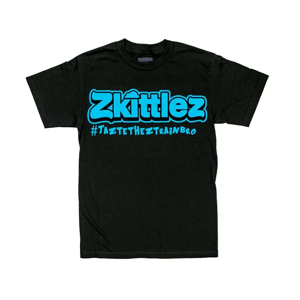 Zkittlez Official Zkittlez T-shirt - Taste The Z Train, Blue
