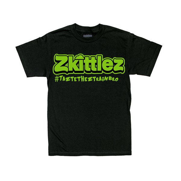 Zkittlez Official Zkittlez T-shirt - Taste The Z Train, Green