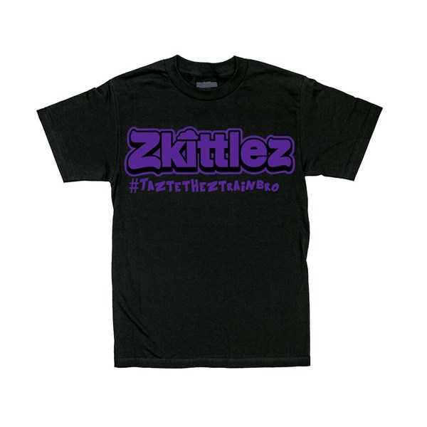 Zkittlez Official Zkittlez T-shirt - Taste The Z Train, Purple
