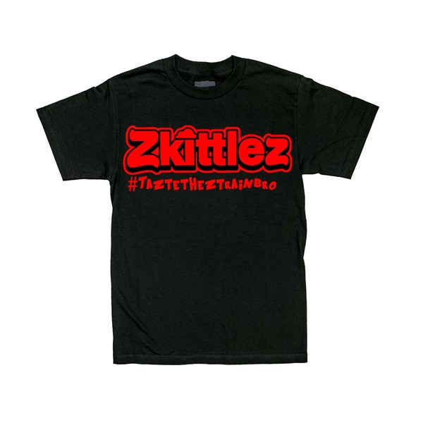 Zkittlez Official Zkittlez T-shirt - Taste The Z Train, Red