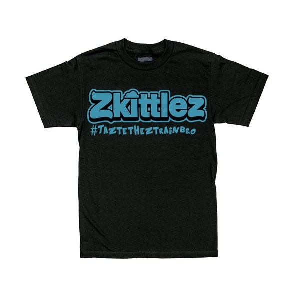 Zkittlez Official Zkittlez T-shirt - Taste The Z Train, Teal