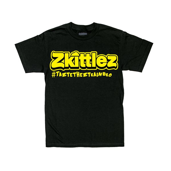 Zkittlez Official Zkittlez T-shirt - Taste The Z Train, Yellow