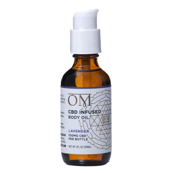 OM Wellness 100mg CBD Body Oil - Lavender