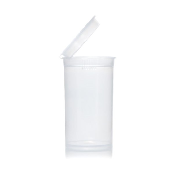 Pop Top Squeeze Containers Clear
