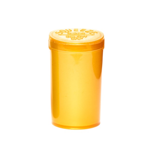 Pop Top Squeeze Containers Gold