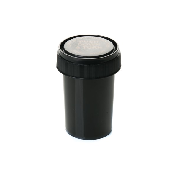Push Down & Turn Reversible Containers - Black