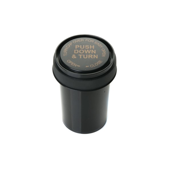 Push Down & Turn Reversible Containers - Black