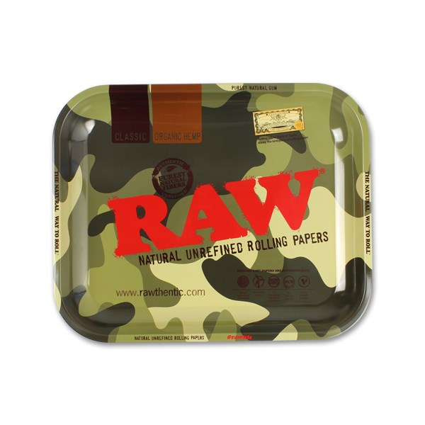 RAW Rolling Tray Metal - Camo