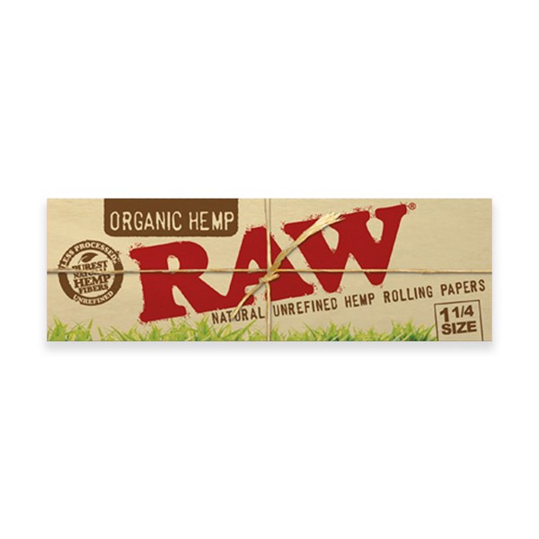 RAW Organic Hemp Range - 1 1/4 Rolling Papers