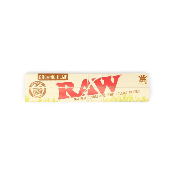 RAW Organic Hemp Range - King Size Slim Rolling Papers