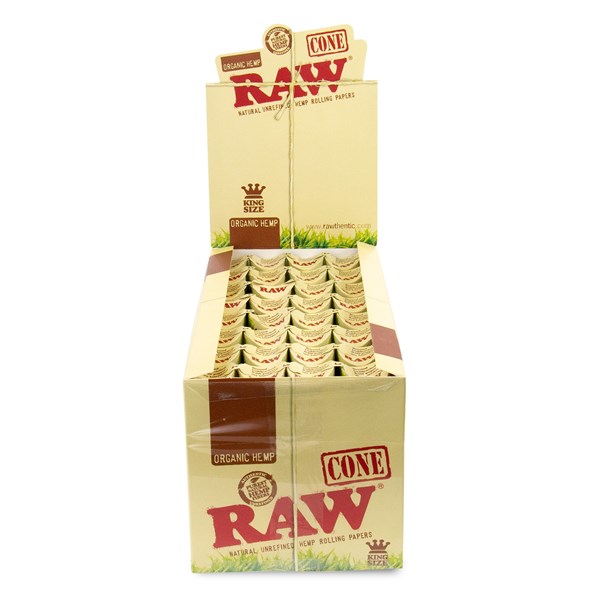 RAW Organic Hemp Kingsize Pre-Rolled Cones