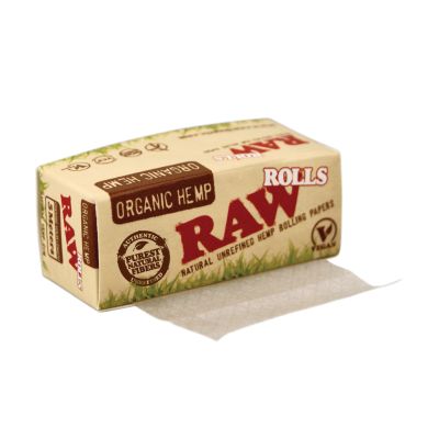 RAW Rolling Papers Organic Hemp Rolling Paper Rolls 5m