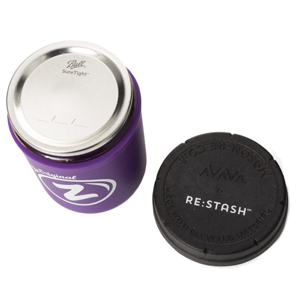 Re:Stash & Zkittlez Mason Stash Jar - Purple