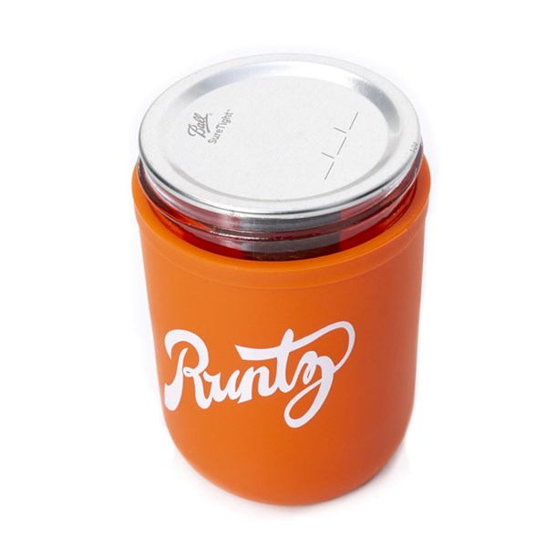 Re:Stash & Runtz Mason Stash Jar - Orange & White