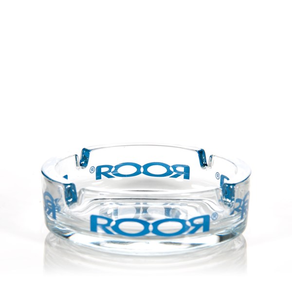Roor Glass Ashtray ROOR Logo
