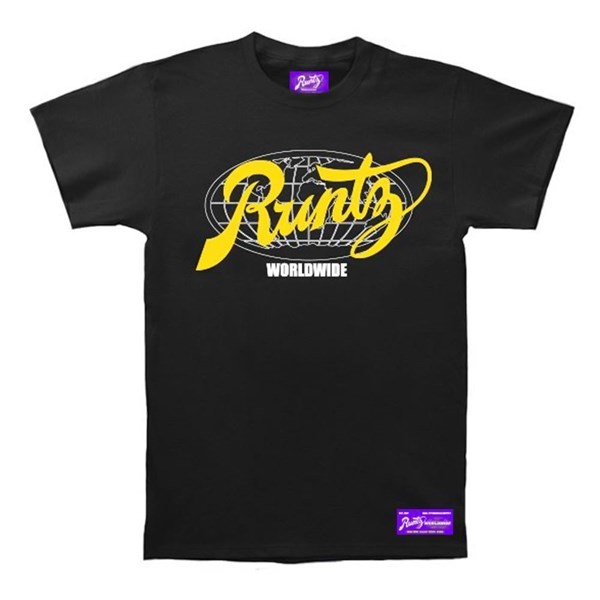 Runtz T-shirt - All Country Black and Yellow