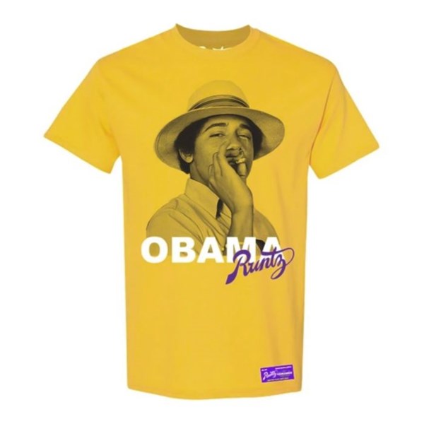 Runtz T-shirt - Obama Yellow