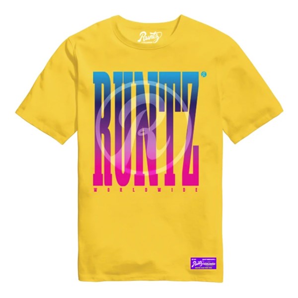 Runtz T-shirt - Runtz Worldwide Logo Yellow