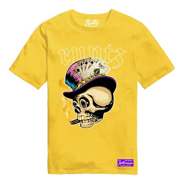 Runtz T-shirt - Skull Yellow