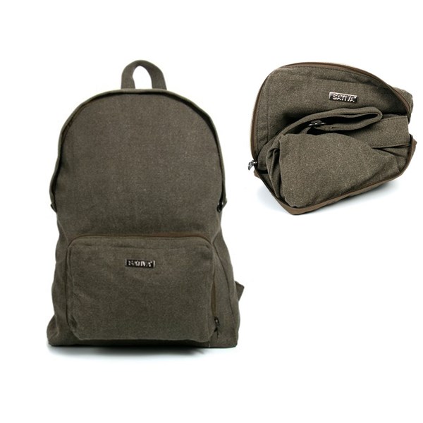 Sativa Hemp Bags Fold Up Backpack (S10112)