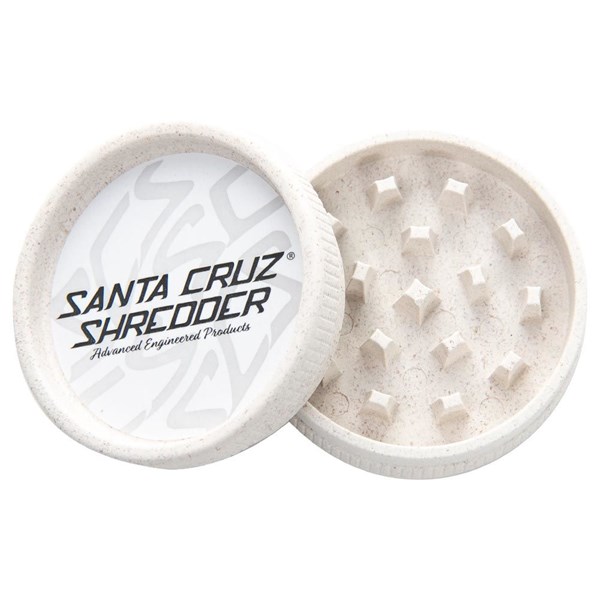 Santa Cruz Shredder  Hemp Grinder 2 Piece White
