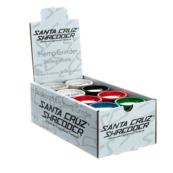 Santa Cruz Shredder  Hemp Grinders 2 Piece - Mixed 24 Grinders Box